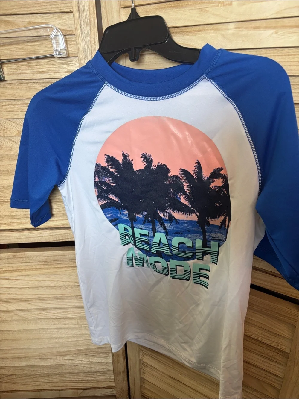 Place Sport  Blue and White Top XXL
